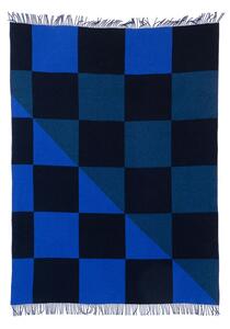 Raawii - Patch Plaid - Pläd - Blue & Green & Navy - W150 x L200 cm