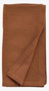 Nordal - Stofserviet - Servetter av tyg - Brown - L40 x B40 cm