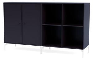 Montana - PAIR - With white legs - Skänk - Shadow - B 139,2 x H 69,6 x D 38 cm