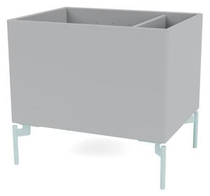 Montana - Colour Box II – S1162 - With Flint Legs - Förvaringslådor - Fjord - W69,6 X H42,6 X D35,4 cm