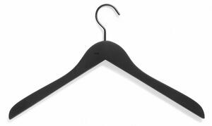 HAY - Soft Coat Hanger 4-pack - Galge - Slim Black - W44 x H27 (4 pcs)