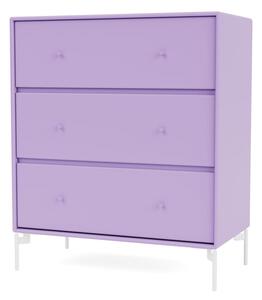 Montana - CARRY - With white legs - Byrå - Iris - H 82.2 CM / W 69.6 CM / D 38 CM