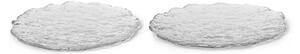 Ferm Living - Momento Glass Stones - Set of 2 - Trädgårdsbord - Large - Ø21 x H1,3 cm