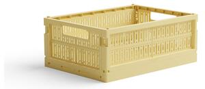 Made Crate - Made Crate Midi - Lådor - lemon cream - W34 x L24 x H13 cm