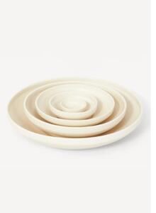 FRAMA - Shallow Bowl Set - Skål - Natural - Set of 5