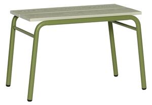 Hübsch - Koi Bench - Bänk - Grey,Light green - 70x43xh48cm
