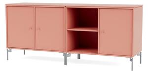 Montana - SAVE - With chrome legs - Skåp - Rhubarb - H 60.6 CM / W 139.4 CM / D 38 CM