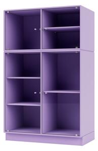 Montana - Ripple Cabinet III - Plinth H7 - Vitrinskåp - Iris - W69,6 X H112 X D38 cm