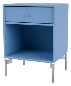 Montana - DREAM - With chrome legs - Sängbord - Azure - B 35,4 x H 35,4 x D 30 cm