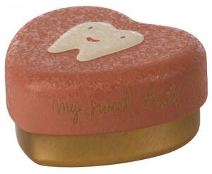 Maileg - Teething Box - Förvaringslåda för barn - Rosa - H2.5 x B5 cm