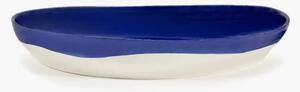 Serax - Serving Bowl Feast - Serveringsfat - Dark Blue White M - Ø36 x H6 cm