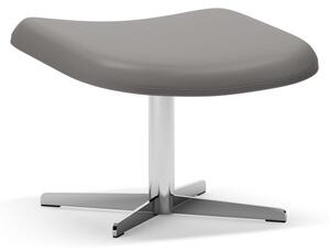 Skipper Furniture - Cento Home Footrest / By O&M Design - Fotpall - Samoa 175 / Polished Chrome - W77 x D49 x H35 cm