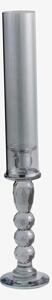 Nordal - Nosy Candleholder - Ljusstake - Smoke Grey - H: 55 x D: 9.5 cm
