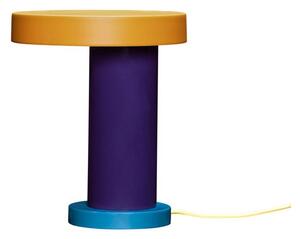 Hübsch - Magic Table Lamp - Bordslampa - Orange/Petrol/Purple - Ø20 x H25 cm