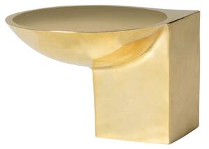 Ferm Living - Santany Bowl - Dekorativ skål - Ø9.5 - Brass - W9.5 x D11.5 x H7 cm