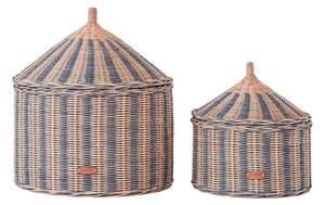 OYOY MINI - Circus Basket - Förvaringslåda för barn - Blue - Set of 2
