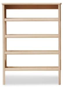 Form & Refine - A Line Shoe Rack 72 - Skohylla - White oiled oak - B: 72 cm, H: 100 cm, D: 25 cm