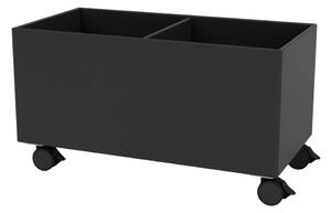 Montana - Colour Box III – S1162 - Med Hjul - Förvaringslådor - Black - W69,6 X H37,8 X D35,4 cm