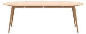Bruunmunch - PLAYdinner round incl. 2 extension leaves - Matbord - Oak, white oil / Extension leaves in oak, white oil - Ø: 120 x H: 73 cm
