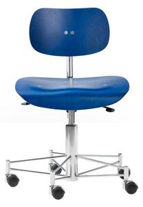 PLEASE WAIT to be SEATED - SBG197R Office Chair / By Egon Eiermann - Kontorsstol - Blue RAL5001 - W47 x D42 x H65-85 x SH44-54 cm