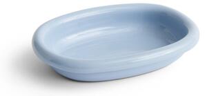 HAY - Barro Oval Dish - Serveringsfat - Light blue - Small - H5 X W20 X L27.5