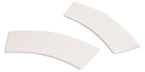 HAY - Palissade park dining bench - cushion - Trädgårdsbänk - Cream White - out-out - W127 X D43.5 X H3 - 2 pcs