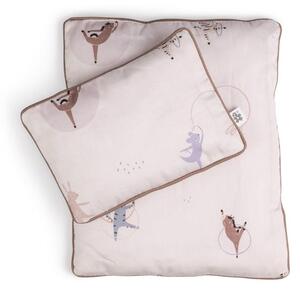Sebra - Dukkesengetøj - Sängkläder för barn - Teeny Toes - H3 x L34 x W28 cm