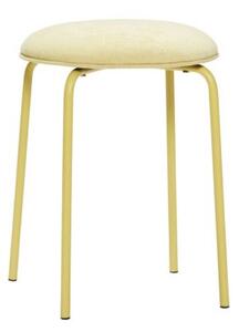 Hübsch - Stack Stool - Pall - Yellow - ø34xh43cm