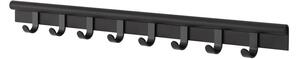 Muuto - Coil Coat Rack - Krokar - Black - H9,5 x W100 x D6,5 cm