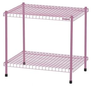Kalager Design - Pipe Rack 1 x 1 - Hyllor - Pink - W46 x H49 x D38 cm