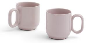 HAY - Barro Cup - Kopp - Pink - Set of 2 - H8.4 X W8 X L8