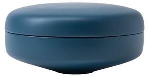 Raawii - Alev Bon 01 - Skål för servering - Mallard Blue - Ø16,5 x H8,5 cm