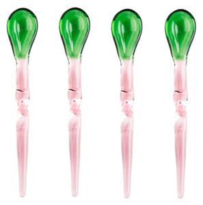 Broste CPH - Teaspoon - Skedar - Pink/Green - Ø3 x W2,5 x L15 x H1cm