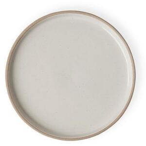 Studio About - Clayware Plate - Medium - 2 pcs - Tallrikar - Sand/Grey - H1,5 x W18,5 cm