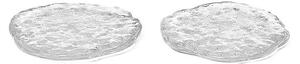 Ferm Living - Momento Glass Stones - Set of 2 - Trädgårdsbord - Small - W11 x H2,5 x D11 cm