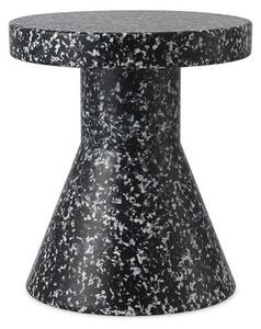 Normann Copenhagen - Bit Stool Cone - Pall - Black/white - H: 42 x Ø: 36 cm