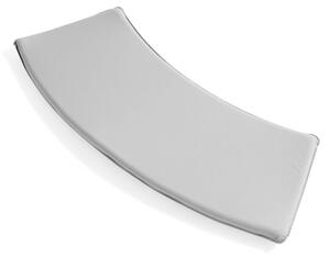 HAY - Palissade park dining bench - cushion - Trädgårdsbänk - Sky grey - in - W127 X D43.5 X H3