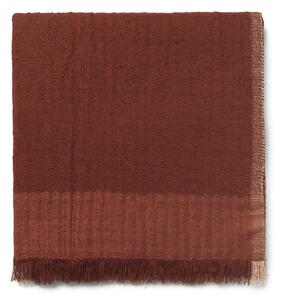 Ferm Living - Weaver Throw - Pläd - Weaver Throw - Red Brown - W120 x D1 x H170 cm