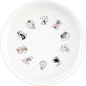 Stelton - Moomin ABC deep plate - Skål - Salmon - Stock sale - H: 4 x Ø: 15 cm