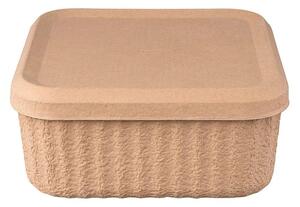 Blomus - Redo Moulded Paper Pulp Boxes - Set of 2 - Låda - Medium - Sand-colored - H15 x L32 x W32 cm