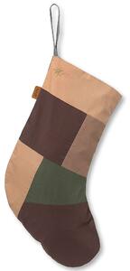 Ferm Living - Christmas Stocking - Julpynt - Patchwork - Multi - W30 x H50 cm