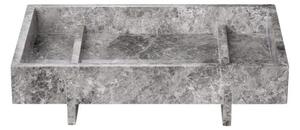 Blomus - ABENTO Marble Tray - Bricka - Sharkskin - H18 x L7,5 x W30 cm