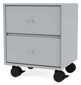 Montana - DRIFT - With wheels - Sängbord - Fjord - B 35,4 x H 35,4 x D 30 cm