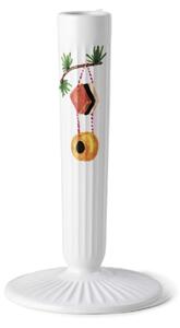 Kähler - Hammershøi Christmas Candlestick - Vas - White Decoration - H16 - H16 x Ø9.5 cm