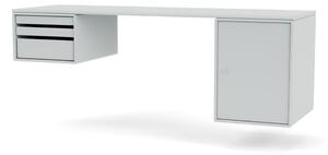 Montana - WORKSHOP - Wall mounted - Skrivbord - Oyster - B 140,7 x H 48,4 x D 46 cm
