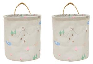 OYOY MINI - Forest Storage - Förvaringslåda för barn - Beige, Small - L18 x W18 x H22