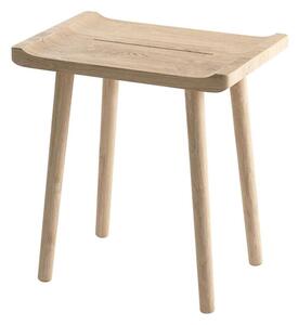 EKTA Handvaerk - Scala Stool - Pall - Nature oak - L: 43 x W: 30 x H: 45 cm