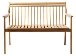 FDB Møbler / Furniture - M12 Sammen Garden Bench of Thomas E Alken - Bänk - Nature - H86xD64,5xL119,7 cm