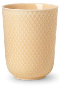 Lyngby Porcelain - Rhombe Mug 33 cl - Mugg - Sand - H: 10,5 Ø: 8,5 cm
