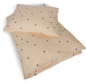 Konges Sløjd - BABY BEDDING GOTS - Sängkläder för barn - CHERRY / LYSERØD - H70 x W100 cm & H40 x W45 cm